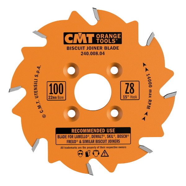 Diskas frezavimo 100X3.96X22 Z8 ATB, CMT