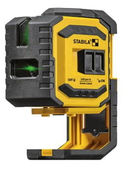 Kryžminis lazerinis nivelyras LAX 300, žalias, Stabila