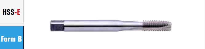 Machine tap Eventus HSS-E Form B DIN371 M3x0,5mm, Exact