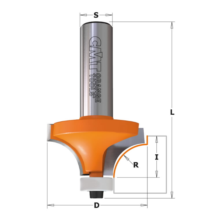Freza HW R=3 D=18,7 I=12,7 L=52,5 S=8, CMT