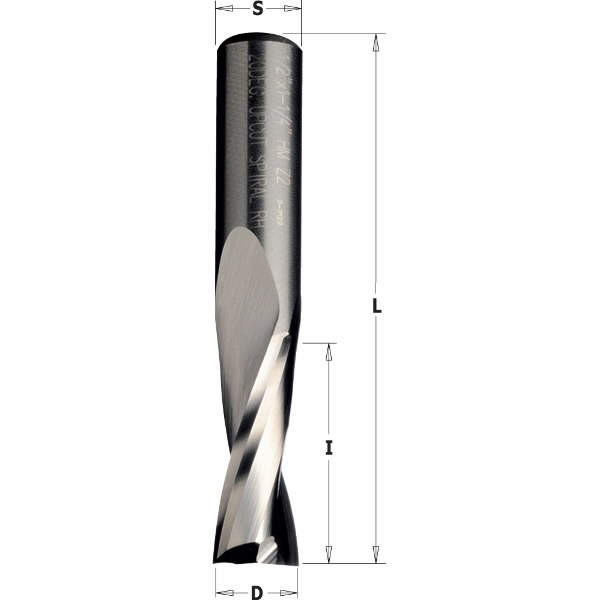 Freza T.C. D=8x32X80 Z2 RH, CMT