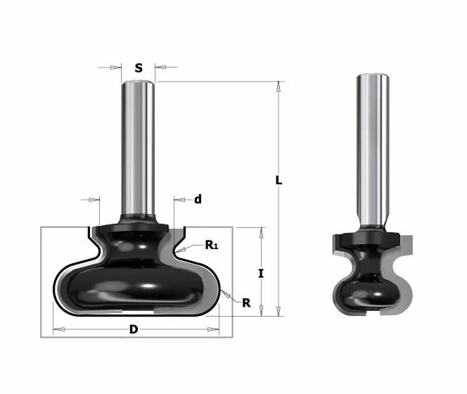 Freza S=8mm, D=38,1mm, CMT