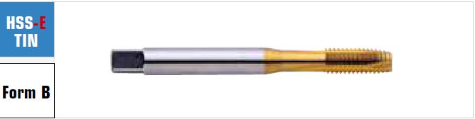 Machine tap Eventus HSS-E TIN Form B DIN371 M6x1,0mm, Exact