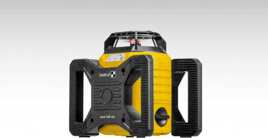 Lazerinis rotacinis nivelyras LAR 160 + imtuvas REC 160 RG, raudonas, Stabila