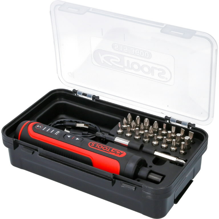 Akumuliatorinis suktuvas eMONSTER, komplektas su 1/4´´ antg, KS Tools