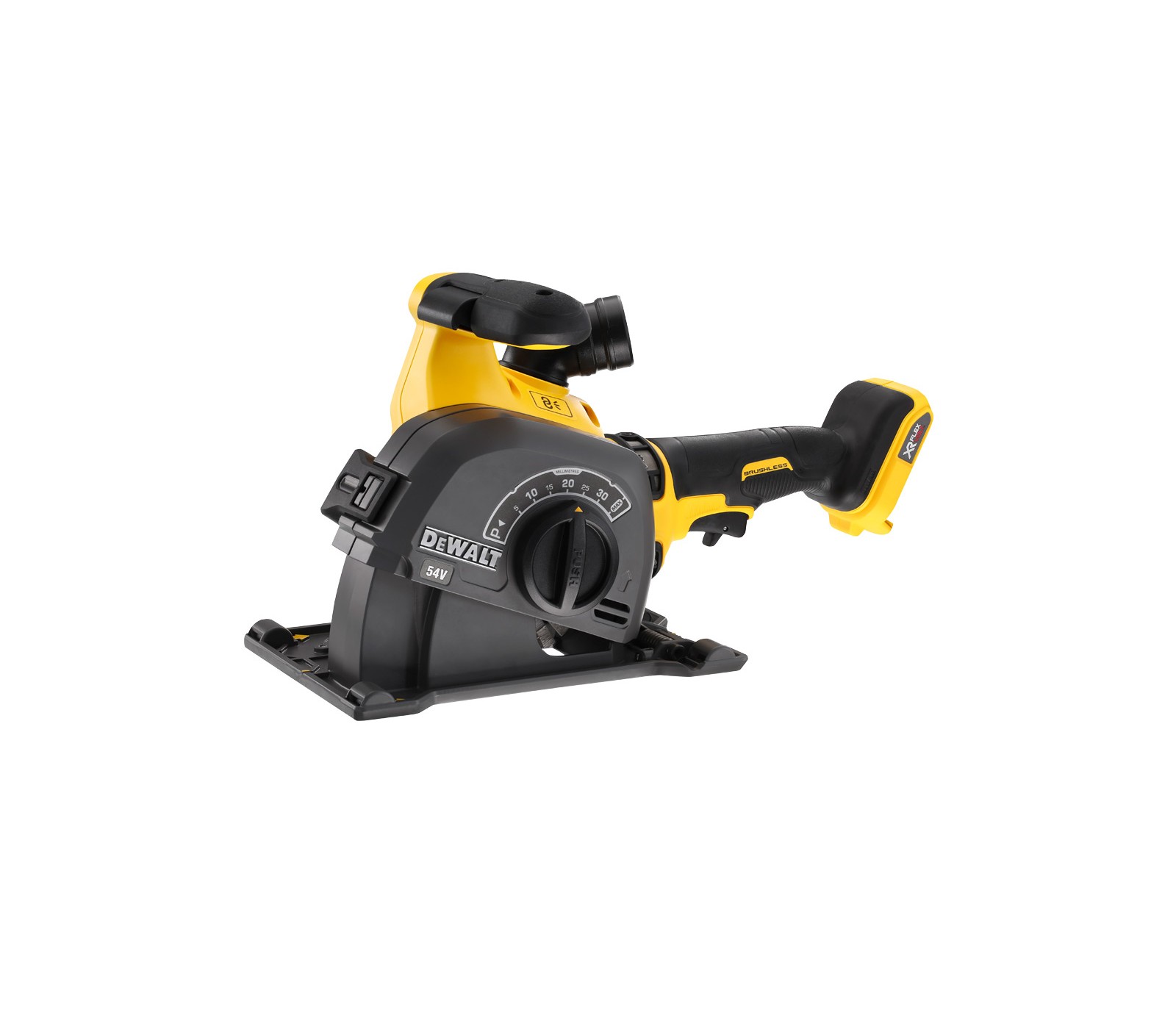 Dewalt akumuliatorinė mūro freza-vagapjovė DCG200NT-XJ, 54 V + lagaminas (be akumuliatoriaus ir įkroviklio)