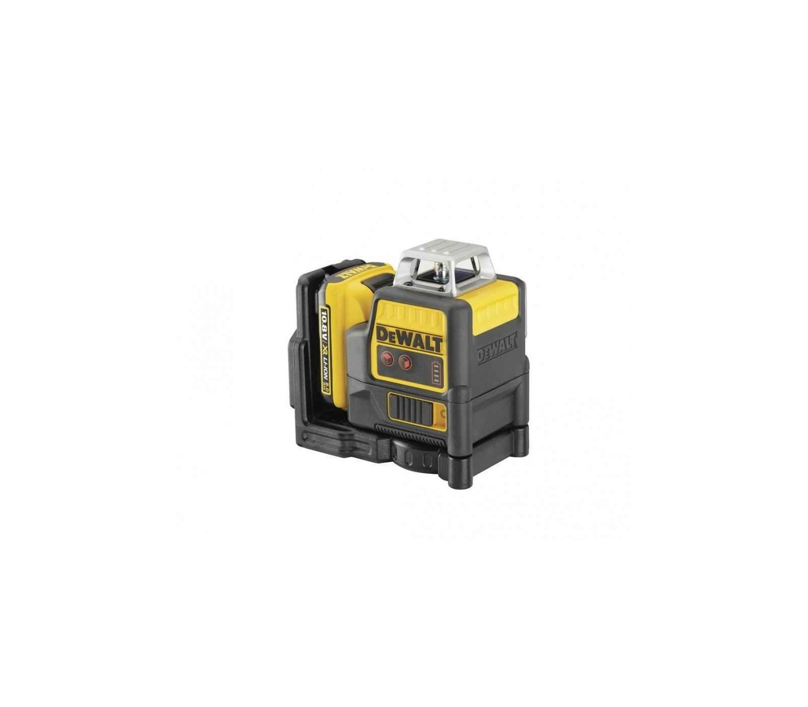 Dewalt akumuliatorinio raudono lazerinio nivelyro rinkinys DCE0811D1, 12 V, 1 x 2 Ah, įkroviklis + lagaminas
