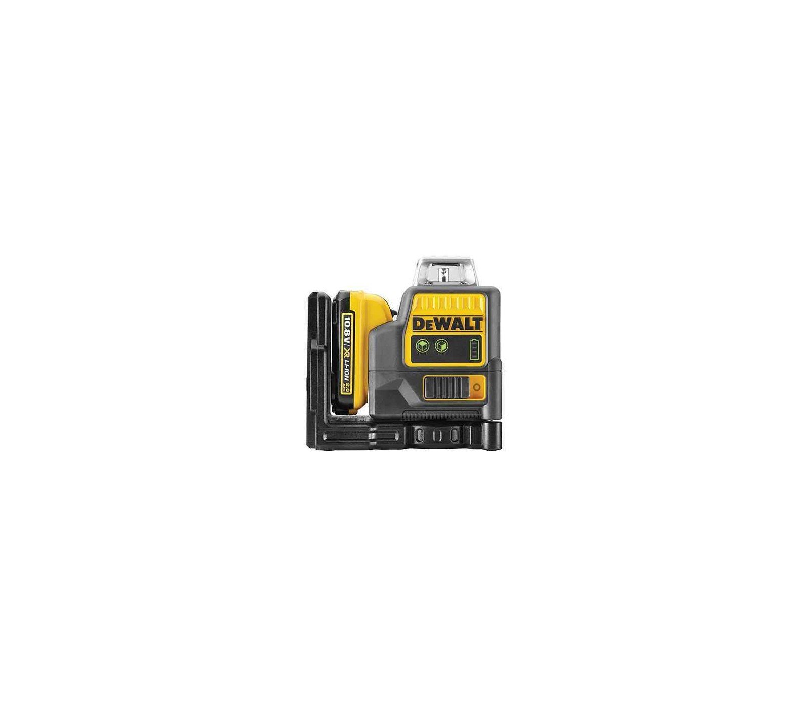Dewalt akumuliatorinio žalio lazerinio nivelyro rinkinys DCE0811D1G, 12 V, 1 x 2 Ah, įkroviklis + lagaminas