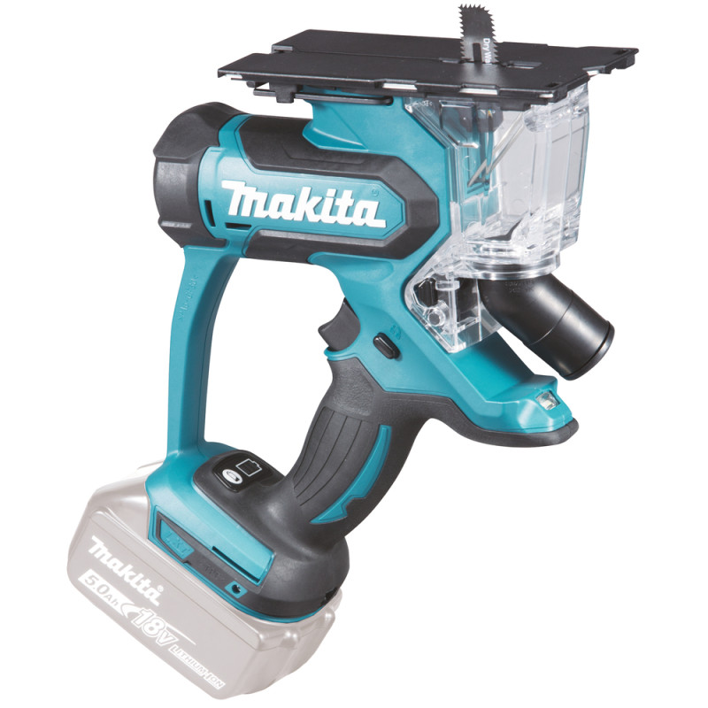 Akumuliatorinė freza gipso kartonui Makita DSD180Z (be baterijos ir įkroviklio)