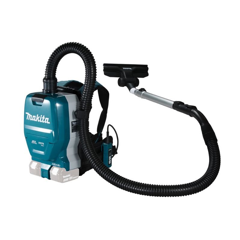 Belaidis kuprinės dulkių siurblys Makita DVC261ZX15 (be įkroviklio ir akumuliatoriaus)