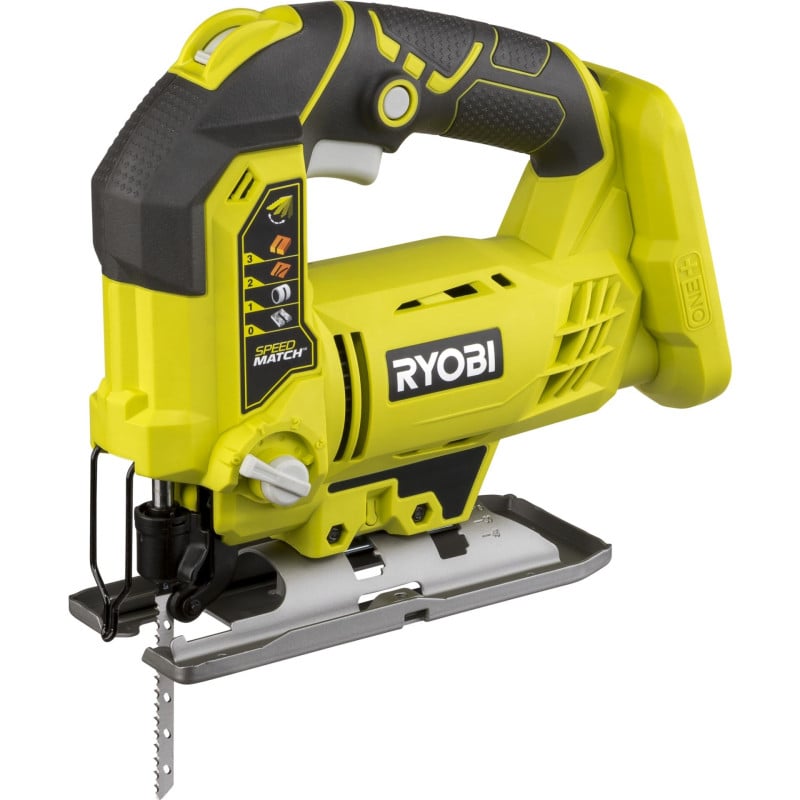 Ryobi akumuliatorinis siaurapjūklis R18JS-0, 18 V (be akumuliatoriaus ir įkroviklio)