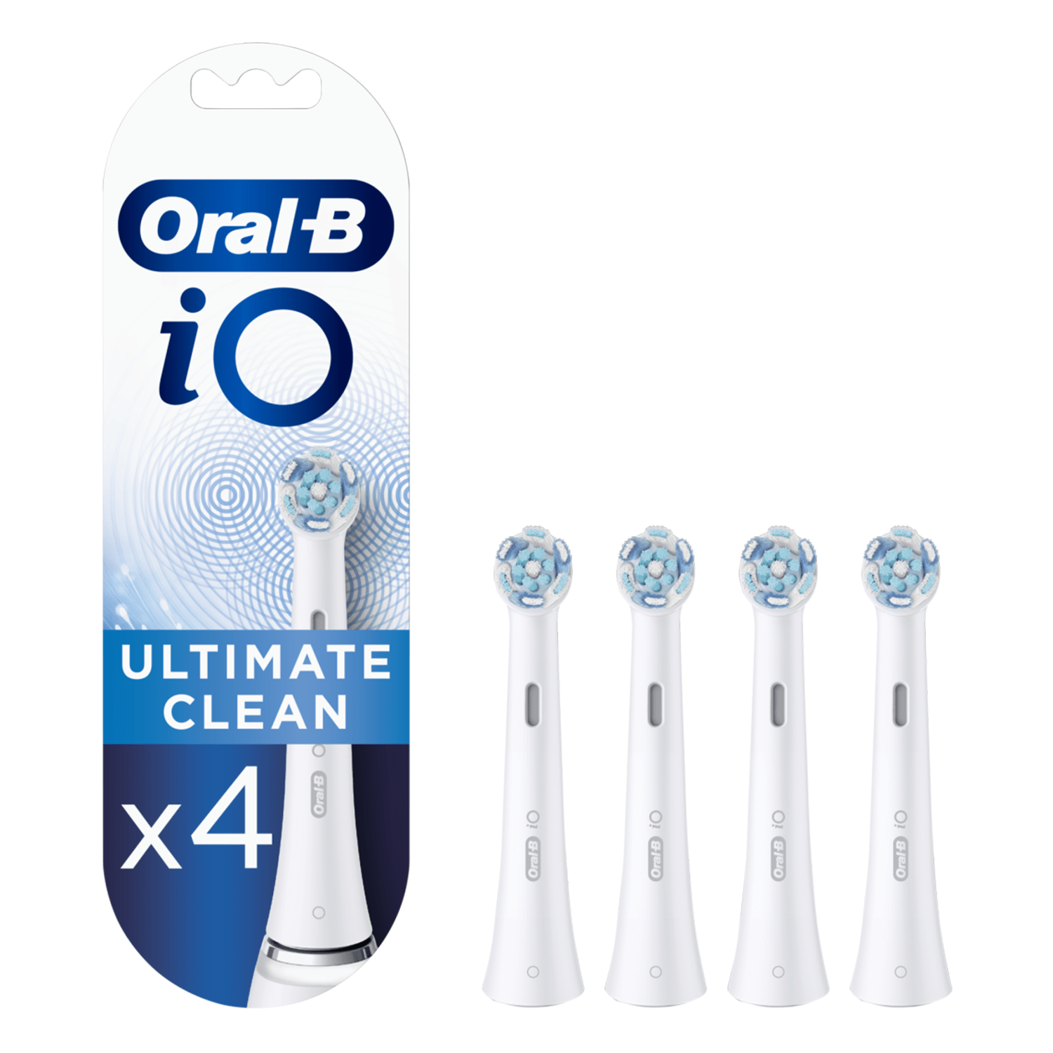 "Oral-B iO Ultimate Clean" elektrinio dantų šepetėlio galvutės, 4 vnt.