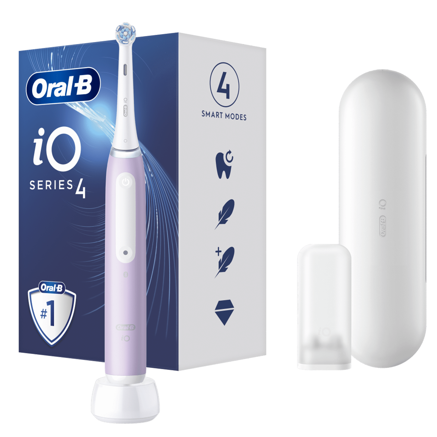 "Oral-B iO4" elektrinis garsinis dantų šepetėlis