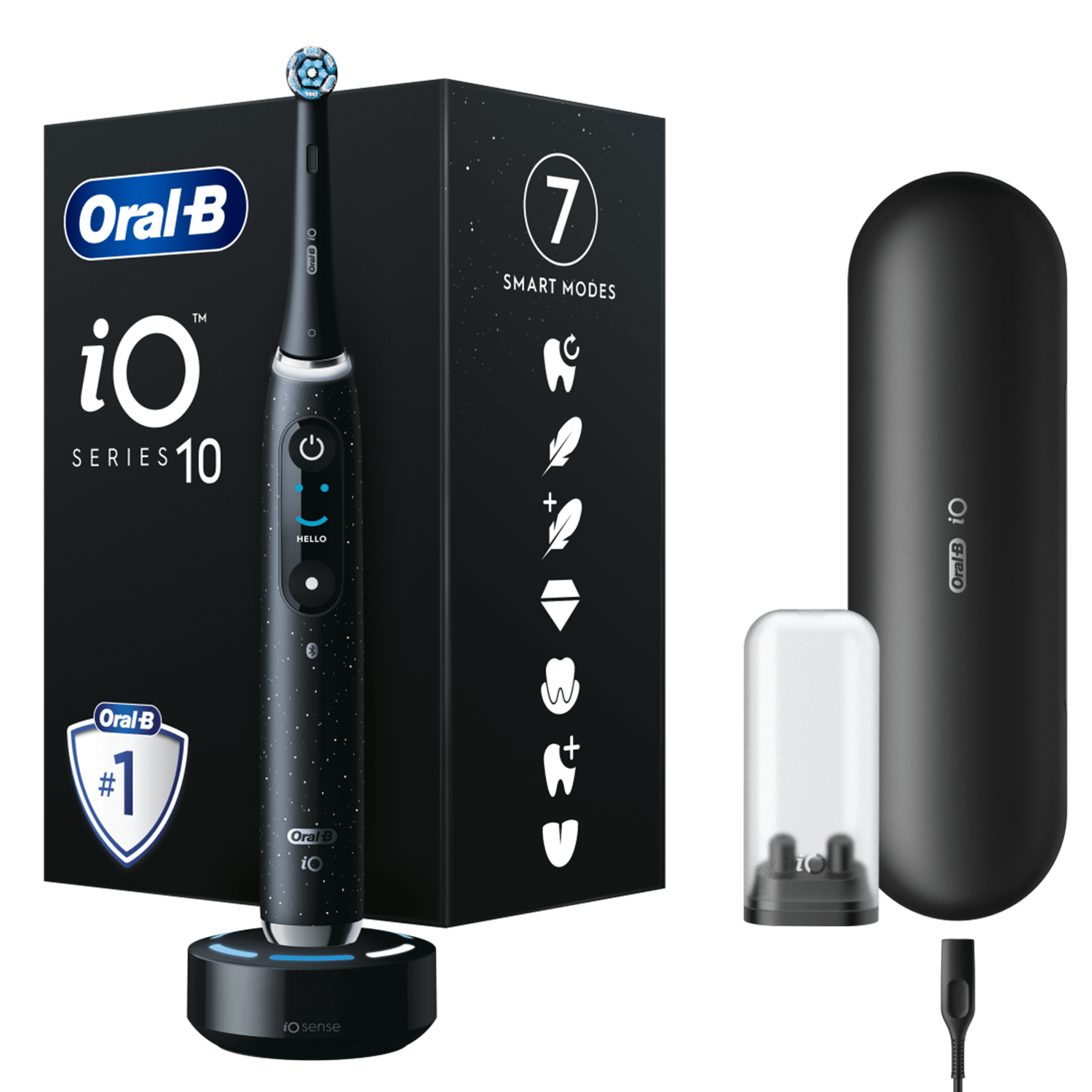 "Oral-B iO10" elektrinis garsinis dantų šepetėlis