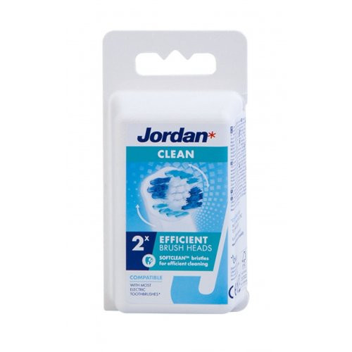 Jordan Brush Heads Elektrinio dantų šepetėlio galvutės, Clean