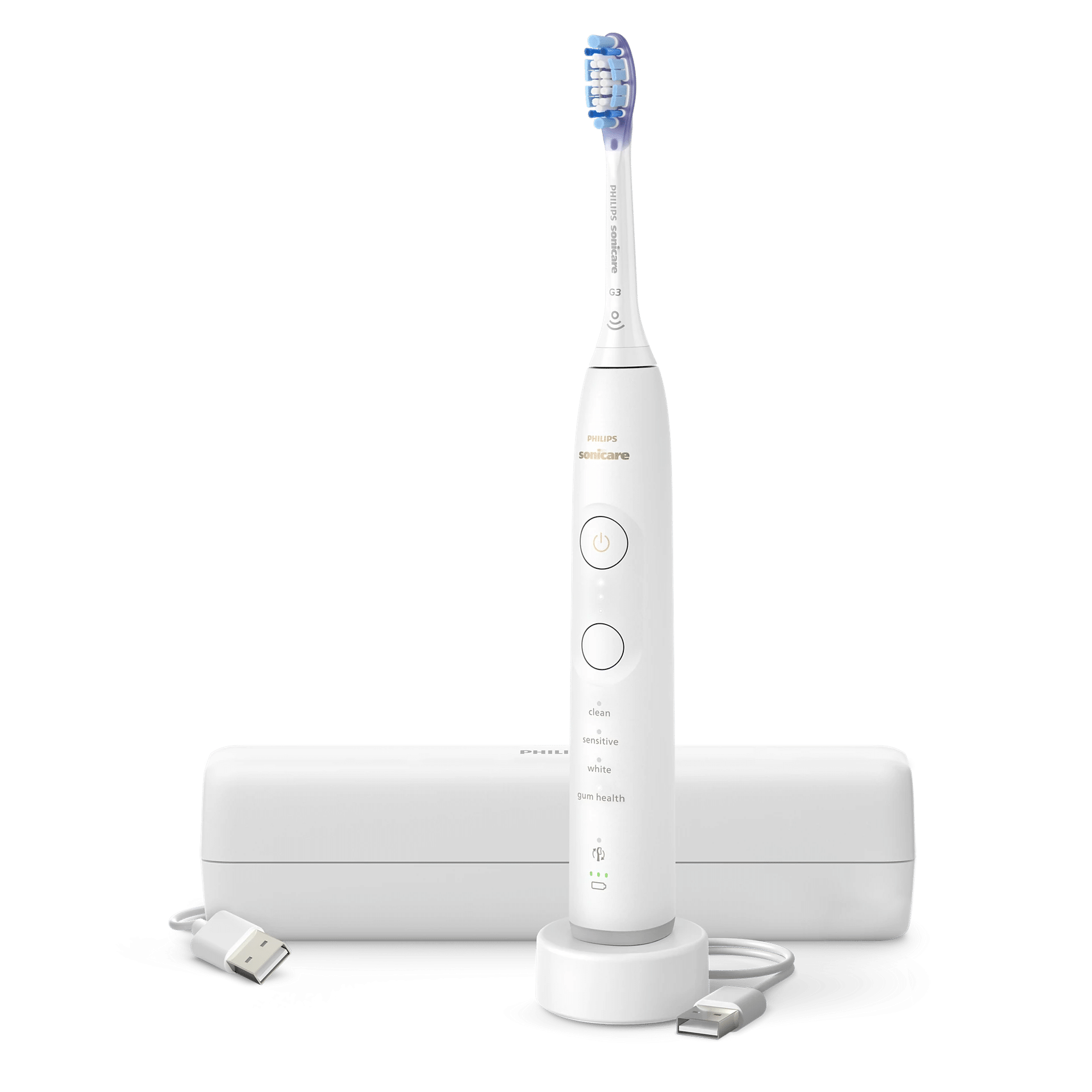 Philips Sonicare Series 7100, baltas - Elektrinis dantų šepetėlis, HX7420/01