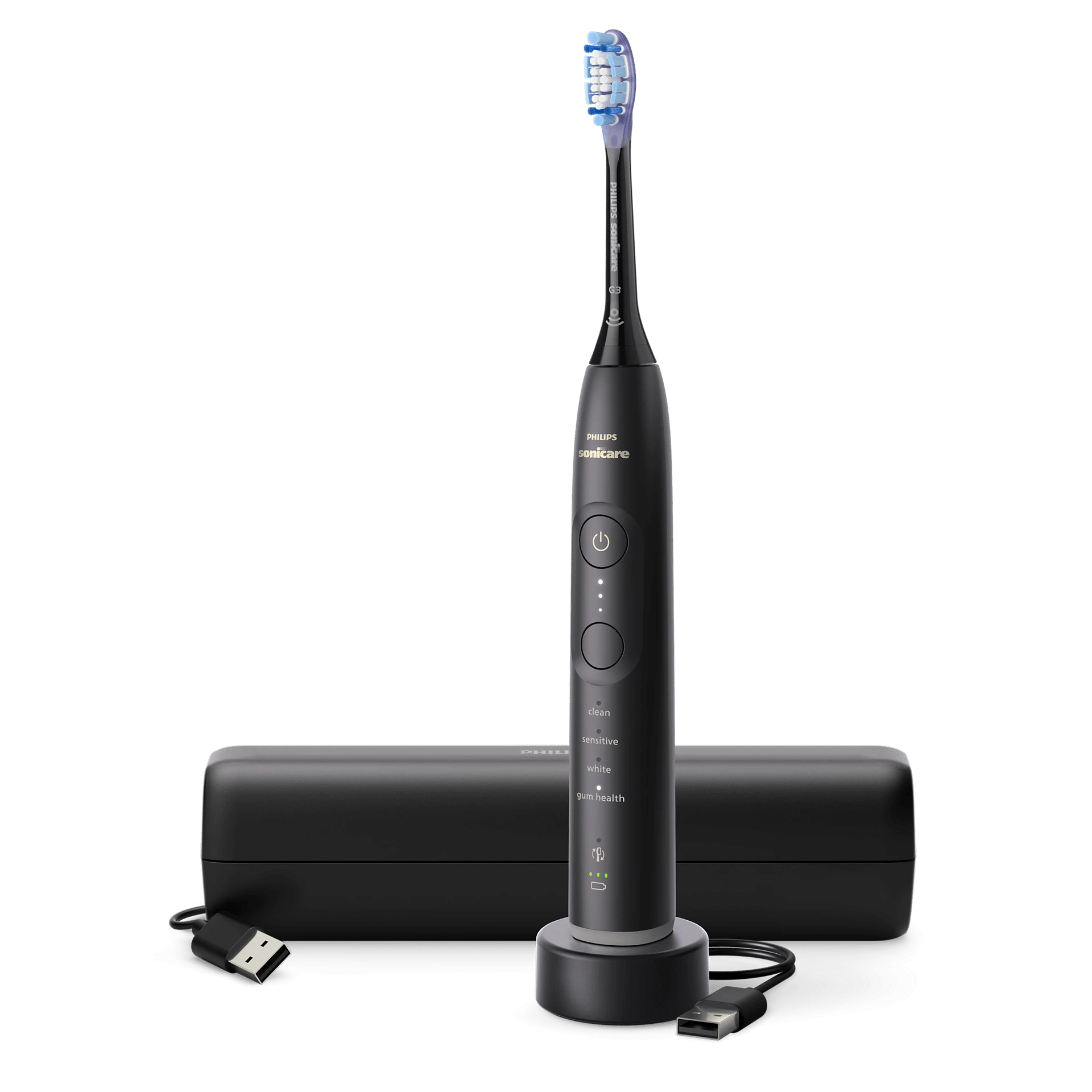Philips Sonicare Series 7100, juodas - Elektrinis dantų šepetėlis, HX7421/01
