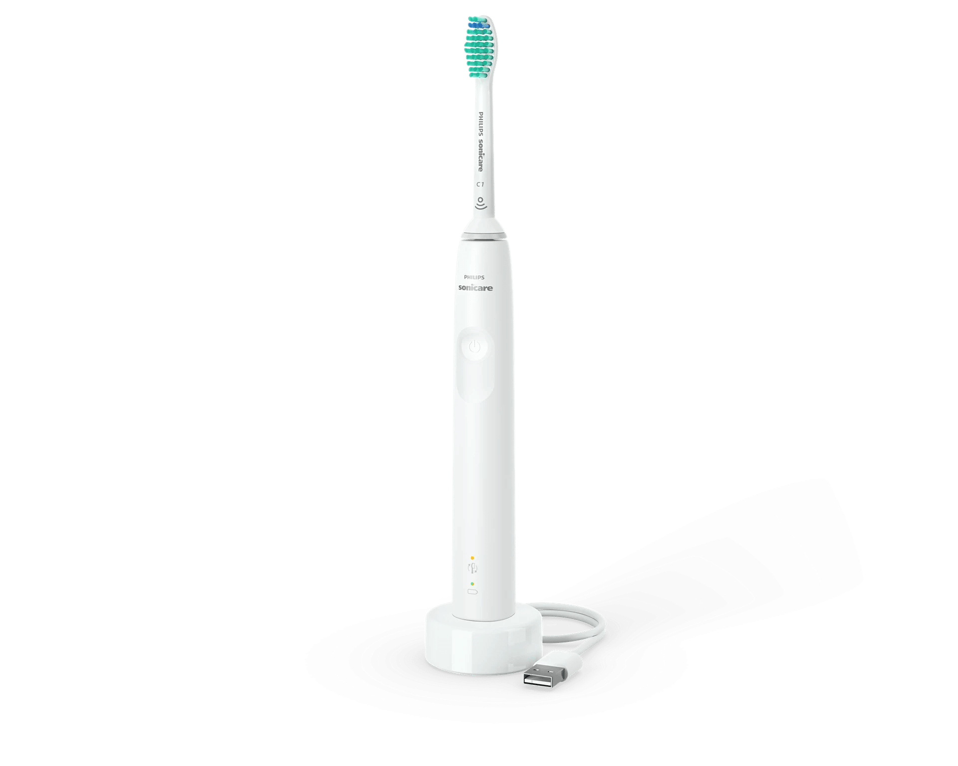 Philips Sonicare 3100, baltas - Elektrinis dantų šepetėlis, HX3671/13