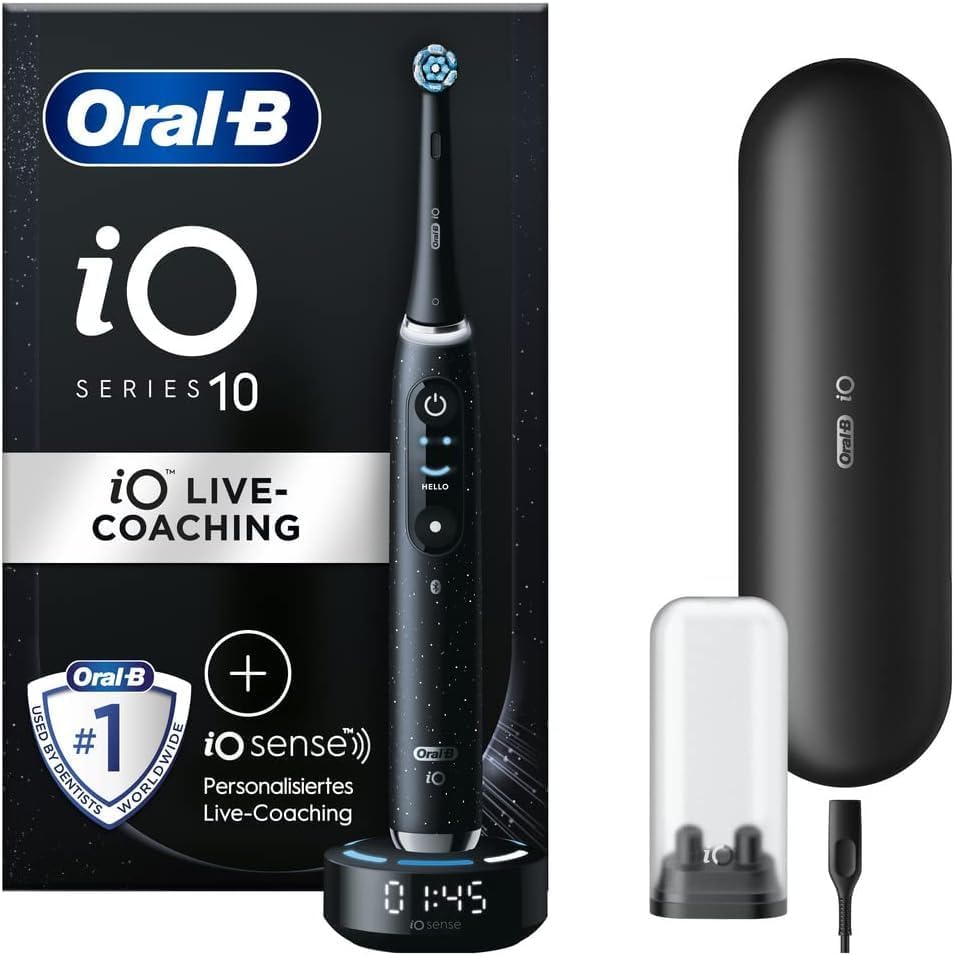 Elektrinis dantų šepetėlis Braun Oral-B iO Series 10 Cosmic Black kaina