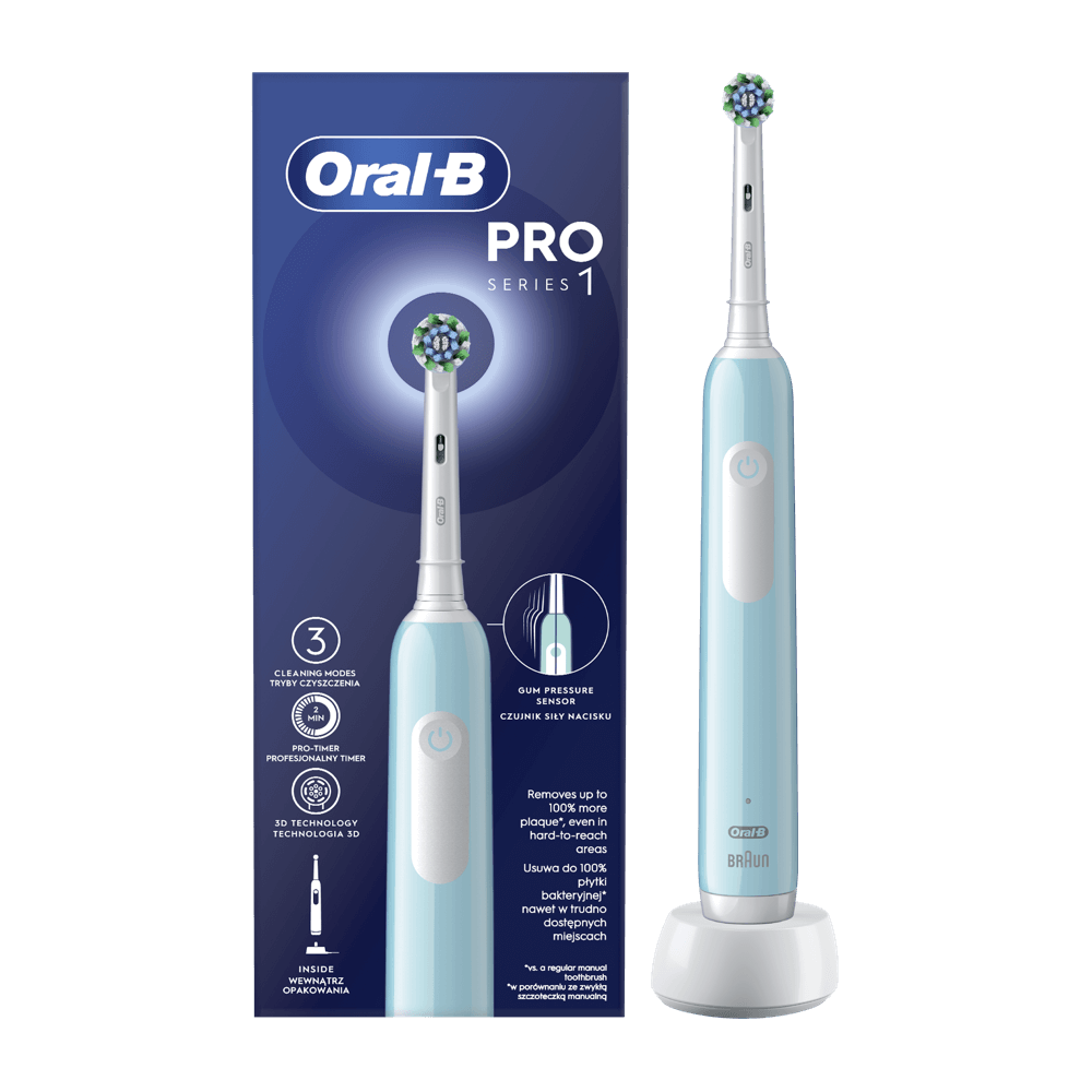 Elektrinis dantų šepetukas Braun Oral-B Pro Series 1 PROSERIES1BLUE