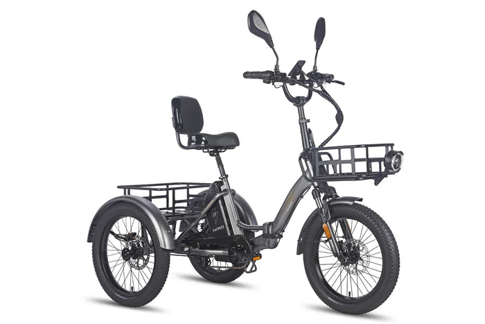 Fafrees F20 Mate Galingas ir patvarus elektrinis triratis su plačiomis padangomis