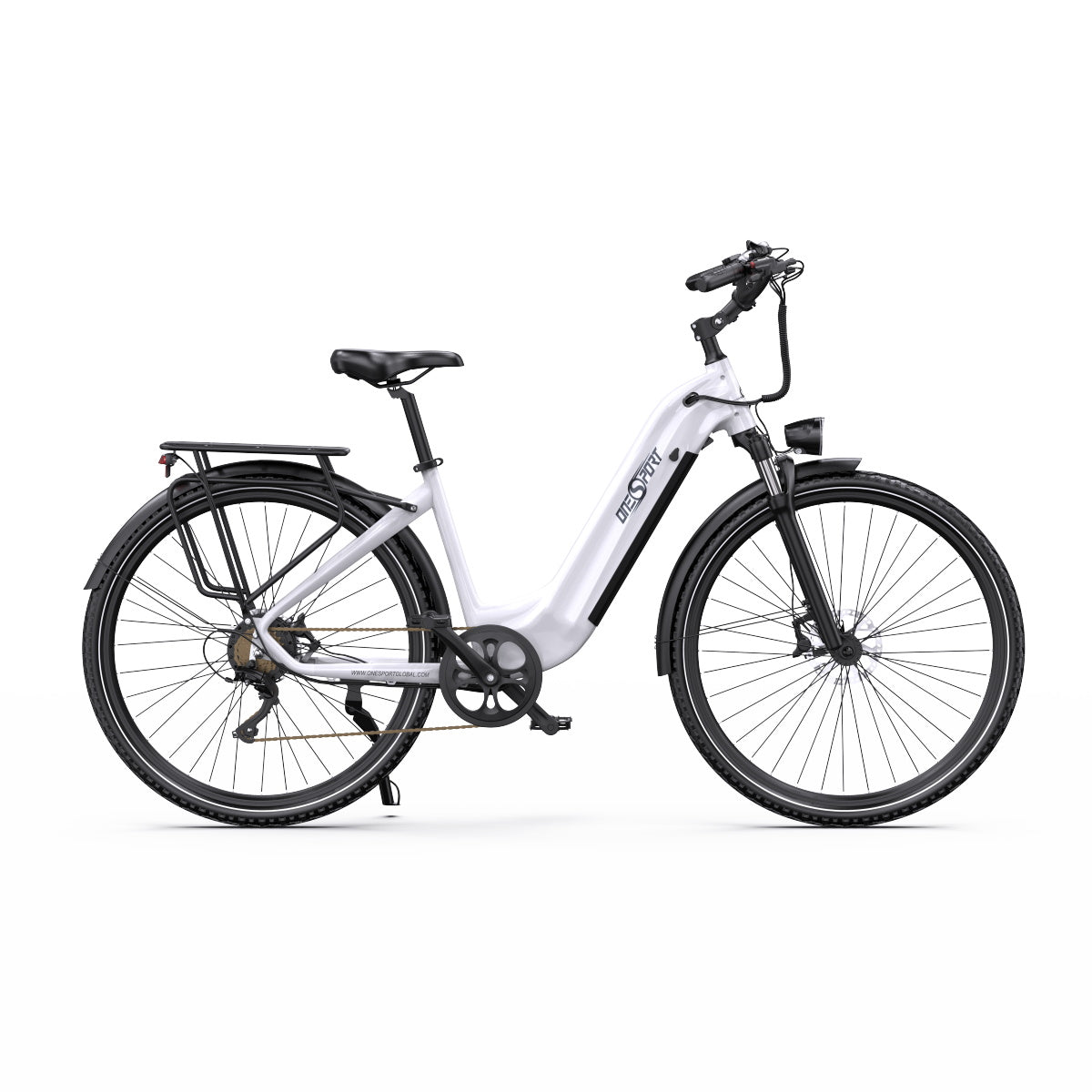 Onesport OT05 Pro elektrinis miesto dviratis su pedalų pagalba