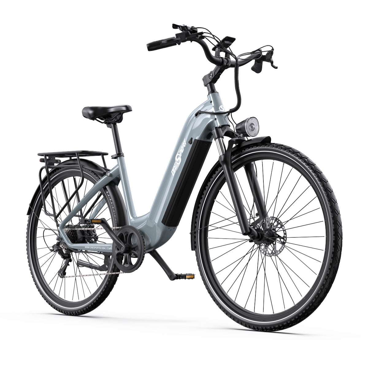 Onesport OT05 Pro elektrinis miesto dviratis su pedalų pagalba