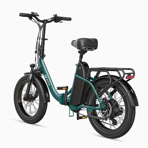 DYU C9 20 colių ilgo nuotolio sulankstoma elektrinė dviračio