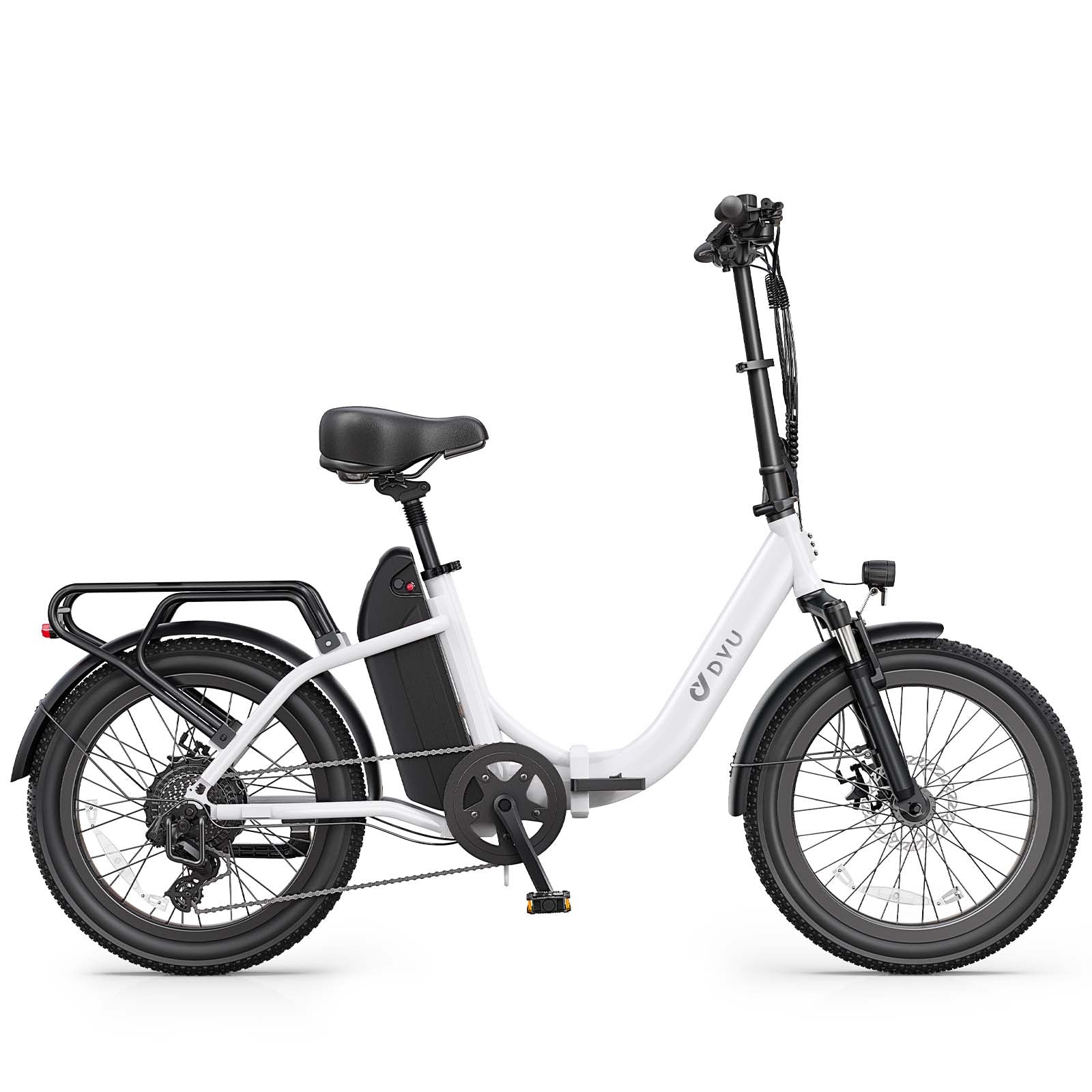 DYU C9 20 colių ilgo nuotolio sulankstoma elektrinė dviračio