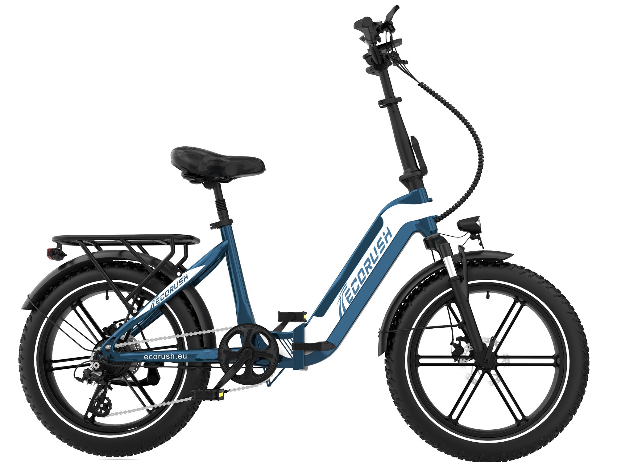 ECORUSH ECO R2 20×4.0 colių sulankstomas elektrinis dviratis