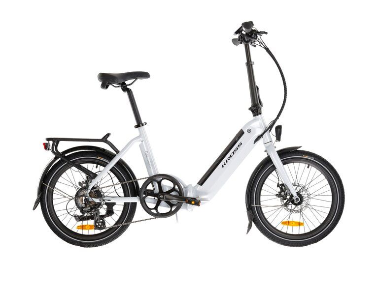Sulankstomas elektrinis dviratis Kross Flex Hybrid 1.0 gry g 20"