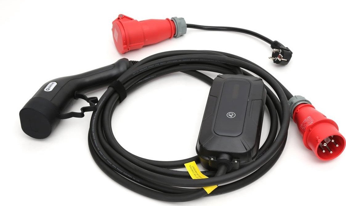 Platinet electric car charger EV_PPC32AT22 Type-2 32A 22kW 5m