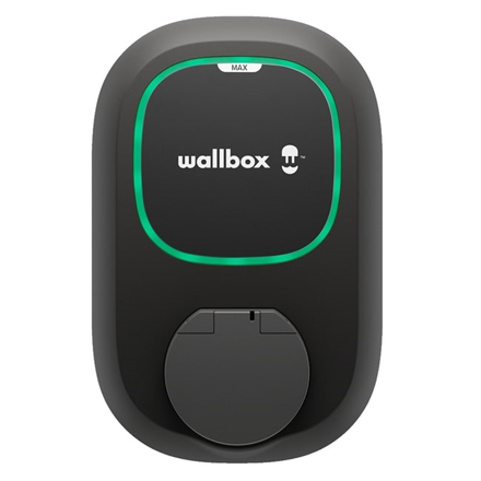 EV įkroviklio stotelė namų vartotojui  Wallbox Pulsar MAX Socket  22 kW  Wi-Fi, Bluetooth  Black