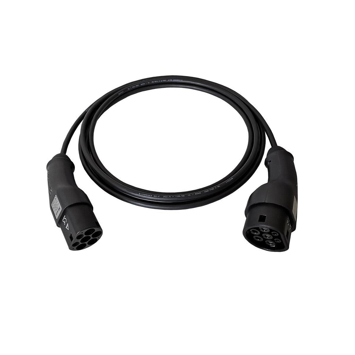 Type 2 - Type 2, 16A, 3F,  krovimo laidas