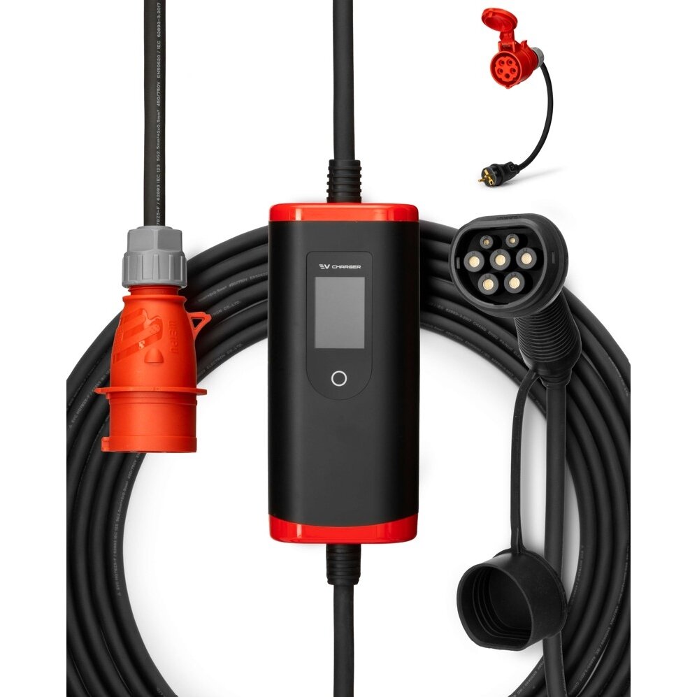 įkrovimo laidas 480 V - type 2 ( 16A, 3 fazės 11 kW - 15m)