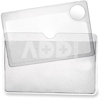 Carson Pocket Magnifier WM-01 2.5x Credit Card Size Magnifier with 6x Spot Lens