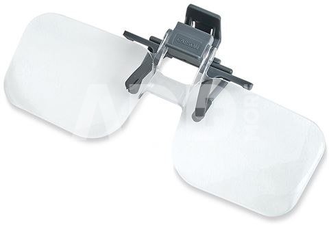 Carson Magnifying Glasses 1.5x (+2.25 Diopter) Clip-On and Flip-Up