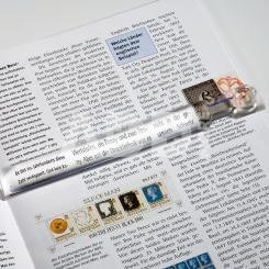 Didinimasis stiklas liniuotė skaitymui 2,5x