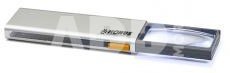 Didinamasis stiklas Aspheric 3x-5x su LED