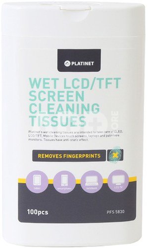 Platinet cleaning wipes PFS5830 100pcs