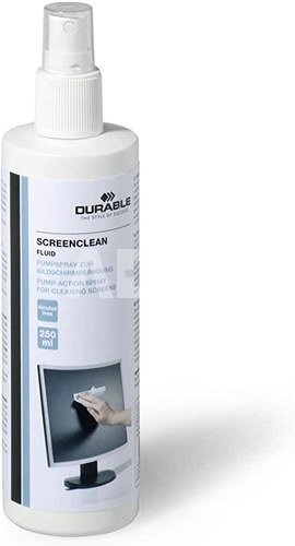 Durable SCREENCLEAN FLUID 250ml Pump-Action Spray 578219