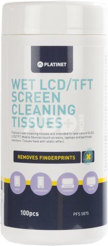 Platinet LCD cleaning wipes PFS5875 100pcs