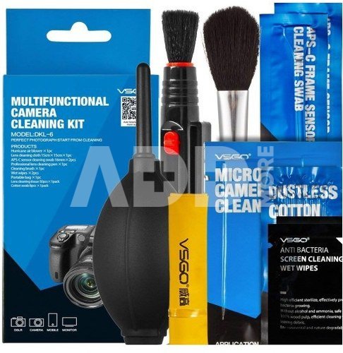 Valymo komplektas VSGO Multifunctional Camera Cleaning kit DKL-6