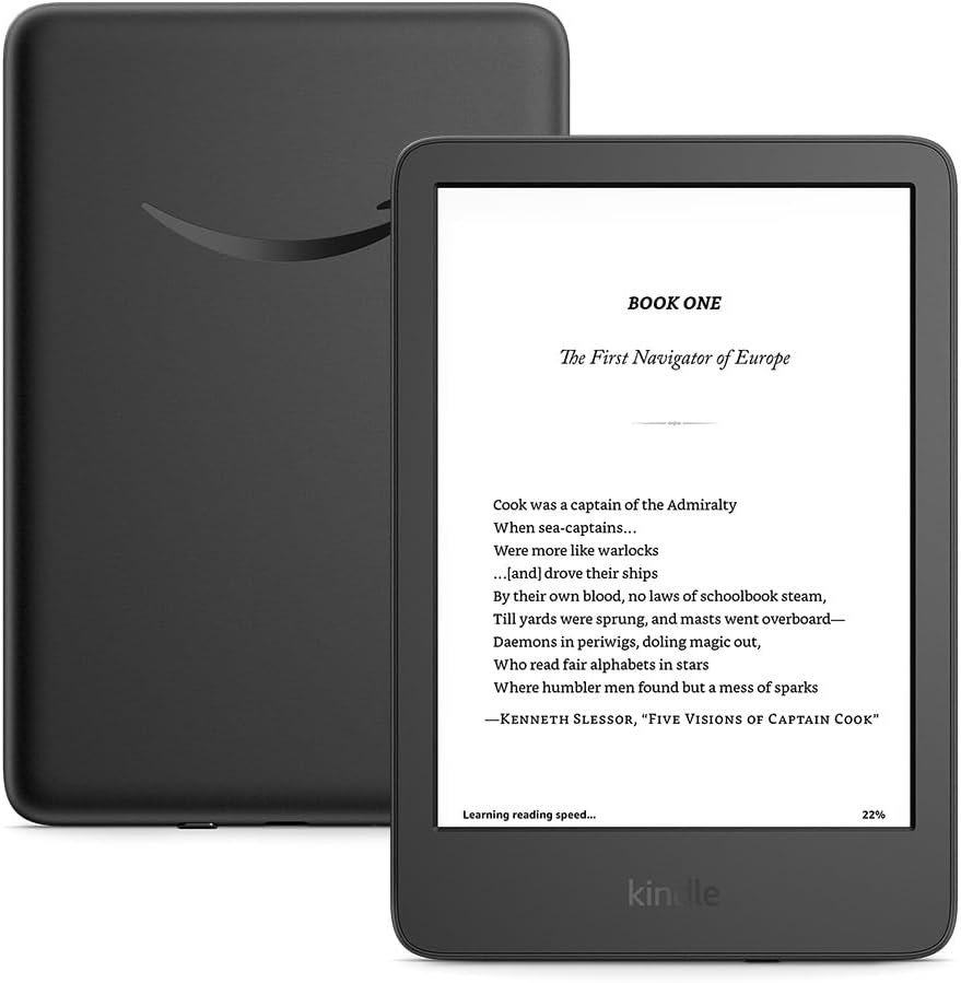 Elektroninė skaityklė Amazon Kindle 6 11 kartos B0CP32JG8B 16GB,juoda