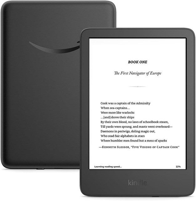 E-skaityklė Amazon Kindle 6“ 11 kartos B0CNV9F72P,16 GB Wi-Fi Juoda