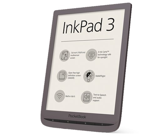 Elektroninė skaityklė POCKETBOOK Inkpad 3 7.8" Brown