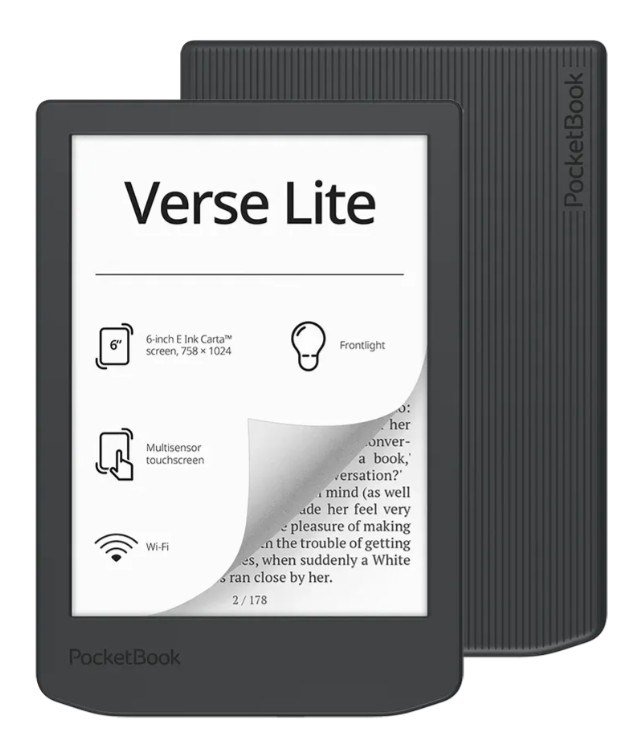 Ebook PocketBook Verse Lite 619 6“ E-Ink Carta 8GB Wi-Fi Pilka