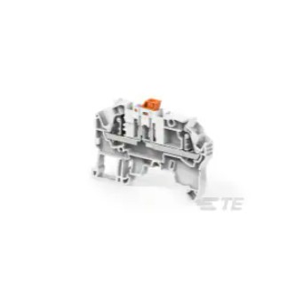 Gnybtas atjungimo, spyruoklinis push in, pilkas, 5.2mm, 2 pozicijos, montuojamas ant DIN bėgelio  ENTRELEC