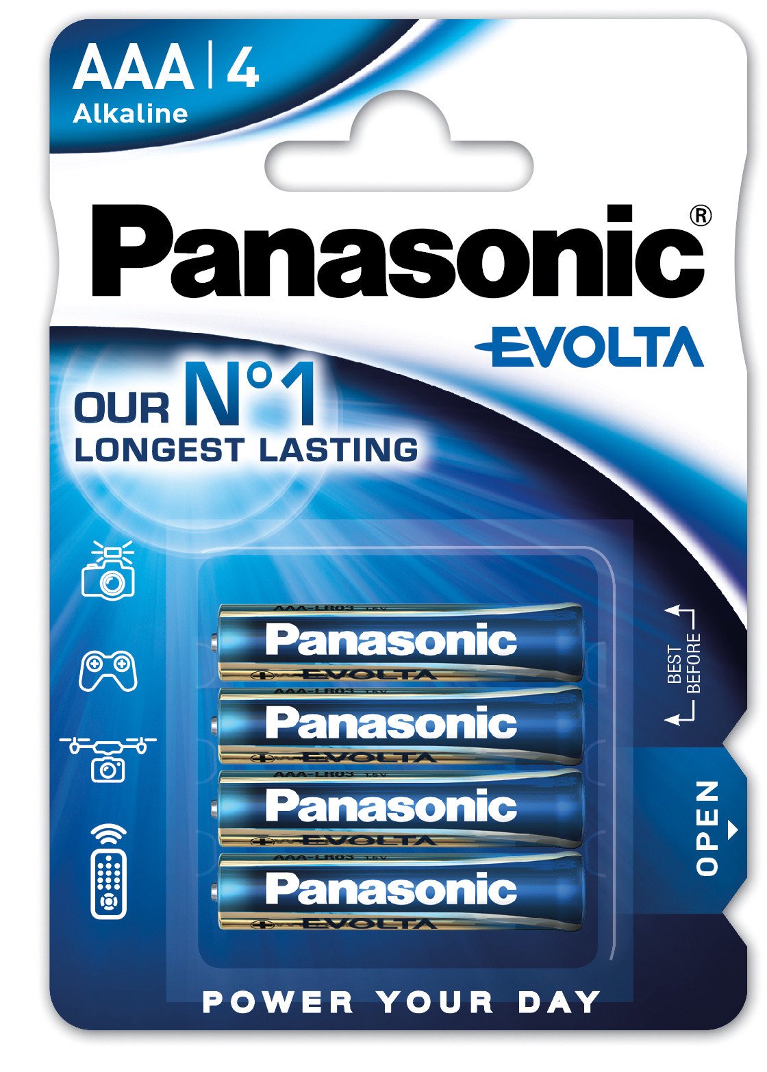 Elementai Panasonic Batteries LR03EGE/4BP