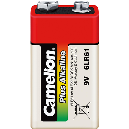 Elementai Camelion 9V/6LR61 Plus Alkaline 6LR61  1 pc(s) 6LR61-SP1